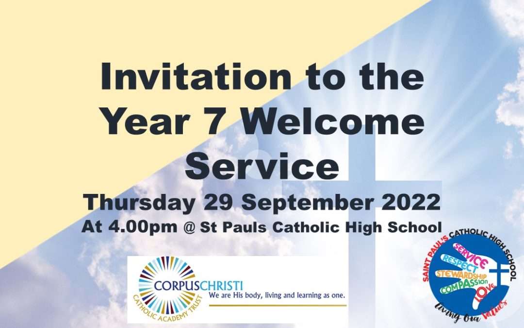 Year 7 Welcome Service