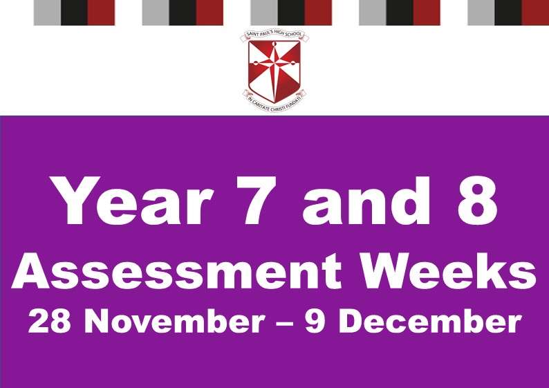 Year 7 and Year 8 Assessments